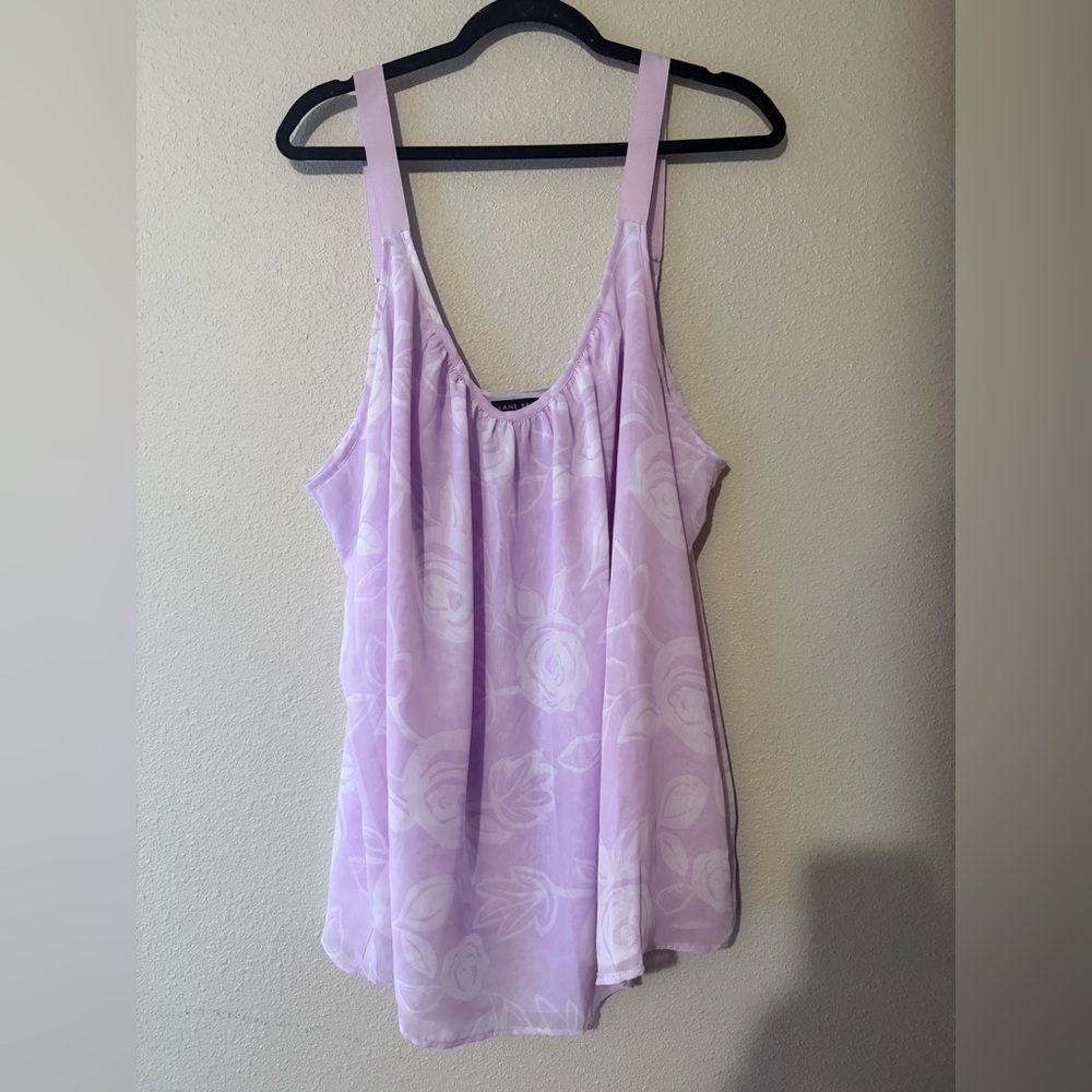 LANE BRYANT STRAIGHT HEM CAMI GROSGRAIN RIBBON STRAPS 26 - Picture 3 of 6